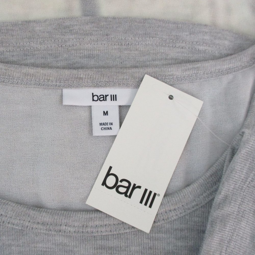Bar III Layered Look High Low Top - Picture 7 of 8